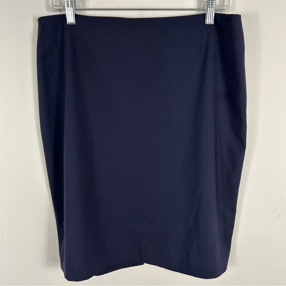 ❤️ Elie Tahari Dark Blue Pencil Skirt NWT - Picture 1 of 12